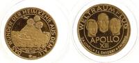 USA - Deutschland Goldmedaille - Apollo 13, abgebrochene Mondmission, Lovel, Swigert, Haise -