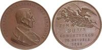 Deutschland - Preußen - Bronzemedaille Hellmuth Graf Moltke (1800-1891), Generalfeldmarschall, 90. Geburtstag -