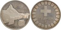 Schweiz - Silbermedaille 1 Silbertaler, Zermatt. -