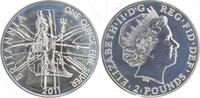 Großbritannien - 2 Pounds 1 Unze Silber, Britannia, in Fabulous 15 Silver Collection Kapsel -