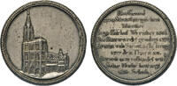 Elsass - Stra&szlig;bourg - Zinnmedaille o.J. M&uuml;nster in Stra&szlig;burg. ss 39,00 EUR  + 15,00 EUR frais d'envoi
