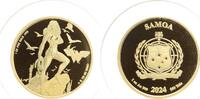 Samoa - 50 Dollars DC Wonder Woman, 1 Unze Gold. In Belchbox mit Zertifikat und Pappschuber -