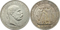 AUSTRIA-UNGARN 5 Corona K.B. FRANCIS JOSEPH I. frappé Kremnica couronnement -