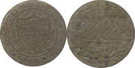 SWITZERLAND 1/2 Batzen/ 5 Rappen Kanton Vaud -