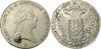 AUSTRIA EMPIRE 1 Thaler FRANCOIS I. ler d´Autriche frappé Prague -