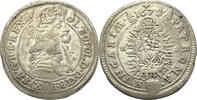 Austrian Empire XV. kreuzer Leopold I. frappé Kremnica -