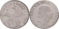 GERMANY PREUSSEN 3 Gröscher , 1/8 Thaler FREDERICK II. Grand frappé Königsberg -