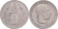 AUSTRIA-UNGARN Franz Joseph I. geprägt Wien R! 1 Corona 1892 VF
