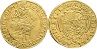 GERMANY Saxony 1 Ducat HANS GEORGE I. Dresden , petite rainure RRR! -