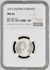 AUSTRIA 1 CORONA 1913 FRANZ JOSEPH I. frappé Vienna NGC MS 64 70,00 EUR  + 10,00 EUR frais d'envoi