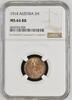 AUSTRIA 2H 1914 FRANZ JOSEPH I. NGC MS 64 RB 50,00 EUR  + 10,00 EUR frais d'envoi
