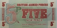 Great Britain 5 New Pence British Armed Forces 6. Serie -