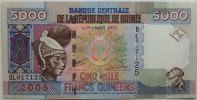 Guinea 5000 Francs 2006 1 8,00 EUR prix TTC + 8,99 EUR frais d'envoi
