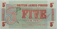 Great Britain 5 New Pence British Armed Forces 6. Serie -