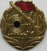 DDR Schützennadel vergoldet -