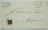 Braunschweig 1/4 Gr Michel Nr. 9 a auf Ortsbrief -Braunschweig- -