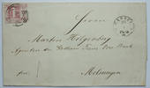Thurn & Taxis 1 Sgr. kaminrot weisser Prachtbrief - Cassel - Melsungen Michel Nr. 38 -