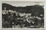 Böhmen und Mähren Besonderheiten Postkarte Marienbad Parkanlage, Centralbad, Neubad u. Cafe Rübezahl gelaufen -