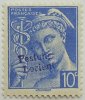 Detusche Besatzung Frankreich Fälschung Stempel Festung Lorient -