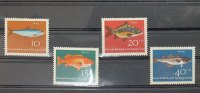 Bund Michel Nr. 412-415 Fische -