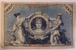 Deutsches Reich 100 Mark rotes Siegel, Rosenberg Nr. 33 b Serie D -