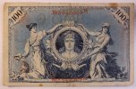 Deutsches Reich 100 Mark rotes Siegel, Rosenberg Nr. 33 b Serie M -