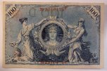 Deutsches Reich 100 Mark rotes Siegel, Rosenberg Nr. 33 b Serie F -