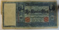 Deutsches Reich 100 Mark Rosenberg Nr. 43 a, Serie A, Papier weiss -