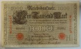 Deutsches Reich 1000 Mark Rosenberg Nr. 45 b, Serie E, Unterdruck H, KN 7-stellig rotes, Siegel -