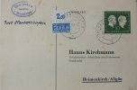 Bund Michel Nr. 197 Prof. Paul Ehrlich auf Postkarte mit 2 Pf Berlin -