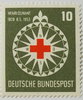 Bund 10 Pf Michel Nr. 164 125. Geb. Henri Dunant -
