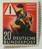 Bund 20 Pf Michel Nr. 162 Verkehrsunfall Verhütung -