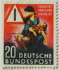 Bund 20 Pf Michel Nr. 162 Verkehrsunfall Verhütung -