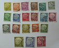 Bund Michel Nr. 177 x- 196 x Heuss Dauerserie kompl. Satz 20 Werte -