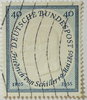 Bund 40 Pf Michel Nr. 210 150. Todestag Schiller -
