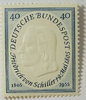 Bund 40 Pf Michel Nr. 210 150. Todestag Schiller -
