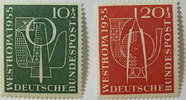 Bund Michel Nr. 217 und 218 Internationale Briefmarkenausstellung -