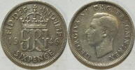 Großbritannien 6 Pence 1946 ss 5,00 EUR prix TTC + 8,99 EUR frais d'envoi