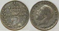 Großbritannien 3 Pence 1920 s 4,90 EUR prix TTC + 8,99 EUR frais d'envoi
