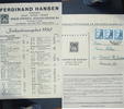 Deutschland Briefmarken Katalog und Angebot der Firma Ferdinand Hansen Berlin von 1950 -