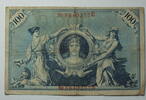 Kaiserreich 100 Mark Rosenberg Nr. 33 b Serie E , Unterdruck C -