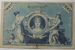 Kaiserreich 100 Mark Rosenberg Nr. 34 Serie K , Unterdruck M -