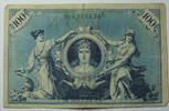 Kaiserreich 100 Mark Rosenberg Nr. 34 Serie L , Unterdruck N -