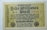 Weimar 10 Millionen Mark Rosenberg Nr. 105 a, WZ: Hakensterne, KN 6 atellig, FZ: SO -