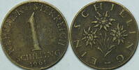 Österreich 1 Schilling 1961 ss 1,50 EUR prix TTC + 8,99 EUR frais d'envoi