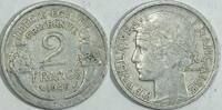 Frankreich 2 Francs 1946 ss 2,00 EUR prix TTC + 8,99 EUR frais d'envoi