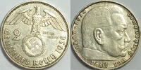 3. Reich 2 RM 1938 J ss-vz 11,50 EUR prix TTC + 14,49 EUR frais d'envoi