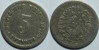 Kaiserreich 5 Pf 1875 B s 1,00 EUR prix TTC + 8,99 EUR frais d'envoi