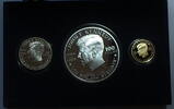 Niue Prestigesatz 50, 100 und 250 $ John F. Kennedy, 50,100 und 250 Dollars -Ich bin ein Berliner- -