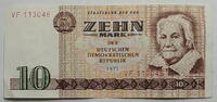 DDR 10 Mark 1971 gebraucht 5,00 EUR prix TTC + 8,99 EUR frais d'envoi